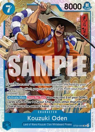(ST22-005) Kouzuki Oden - Starter Deck 22: Ace & Newgate Foil