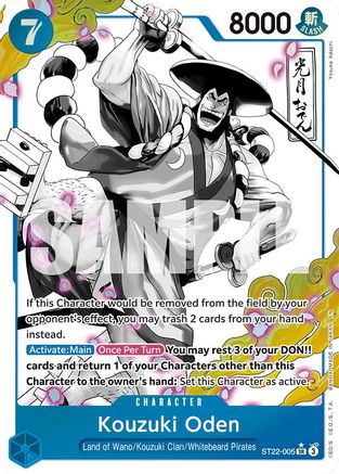 (ST22-005) Kouzuki Oden (Parallel) - Starter Deck 22: Ace & Newgate Foil