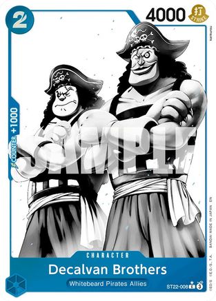 (ST22-008) Decalvan Brothers (Parallel) - Starter Deck 22: Ace & Newgate Foil