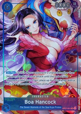 (OP07-051) Boa Hancock (Seven Warlords of the Sea Binder Set) - One Piece Promotion Cards Foil