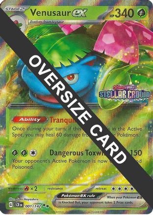Venusaur ex (1/null) - Jumbo Cards Holofoil - Double Rare