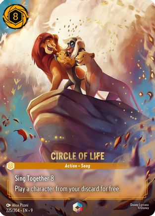 (225/204) Circle of Life (Enchanted) - Fabled Holofoil