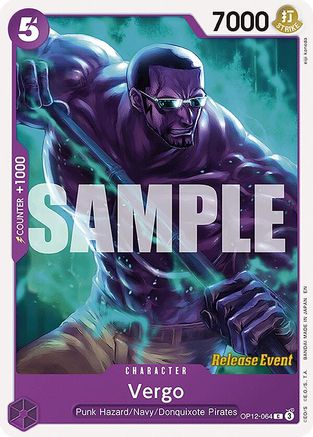 (OP12-064) Vergo - Legacy of the Master Release Event Cards Normal