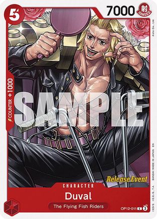 (OP12-011) Duval - Legacy of the Master Release Event Cards Normal