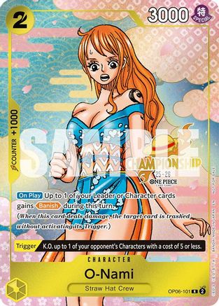 (OP06-101) O-Nami (CS 25-26 Event Pack) - One Piece Promotion Cards Foil