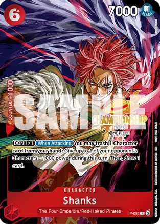 (P-083) Shanks (CS 25-26 Event Pack) - One Piece Promotion Cards Foil
