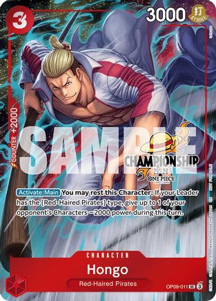 (OP09-011) Hongo (CS 25-26 Celebration Pack) - One Piece Promotion Cards Foil