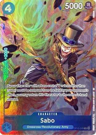 (OP10-049) Sabo (Premium Card Collection -Best Selection Vol. 4-) - One Piece Promotion Cards Foil