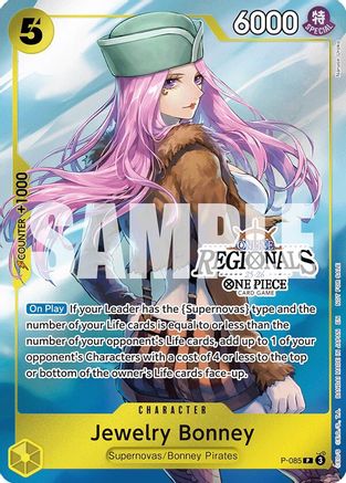 (P-085) Jewelry Bonney (Online Regional Participation Pack 2025 Vol.2) - One Piece Promotion Cards Foil