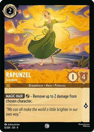 (008/204) Rapunzel - Sunshine - Fabled Cold Foil