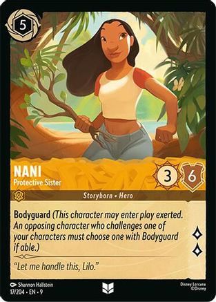 (017/204) Nani - Protective Sister - Fabled Cold Foil