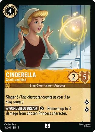 (019/204) Cinderella - Gentle and Kind - Fabled Normal