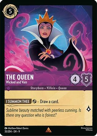 (035/204) The Queen - Wicked and Vain - Fabled Normal