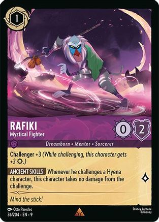 (036/204) Rafiki - Mystical Fighter - Fabled Normal