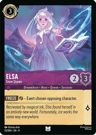 (053/204) Elsa - Snow Queen - Fabled Normal