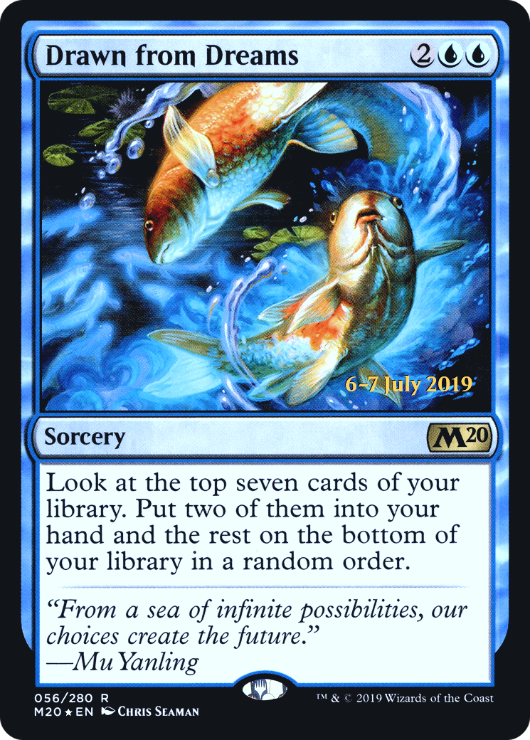 Drawn from Dreams (PRE-56S) - Core Set 2020 Promos (Prerelease) Foil