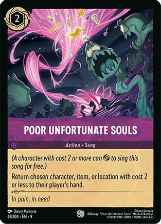 (061/204) Poor Unfortunate Souls - Fabled Cold Foil