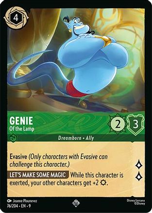 (076/204) Genie - Of the Lamp - Fabled Cold Foil