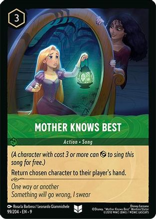 (099/204) Mother Knows Best - Fabled Normal