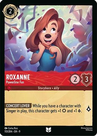(113/204) Roxanne - Powerline Fan - Fabled Normal