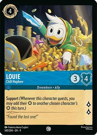 (140/204) Louie - Chill Nephew - Fabled Cold Foil