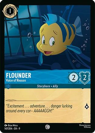 (147/204) Flounder - Voice of Reason - Fabled Cold Foil