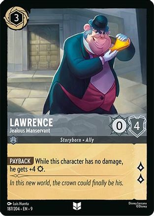 (187/204) Lawrence - Jealous Manservant - Fabled Cold Foil
