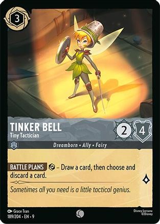 (189/204) Tinker Bell - Tiny Tactician - Fabled Cold Foil