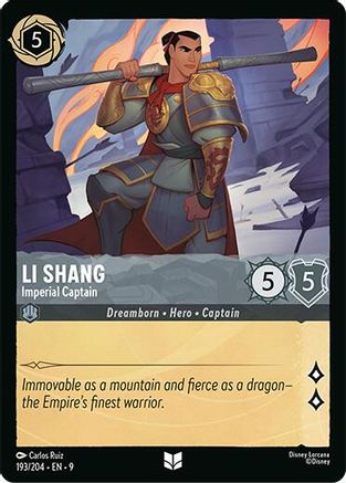 (193/204) Li Shang - Imperial Captain - Fabled Normal