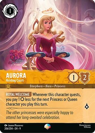 (206/204) Aurora - Holding Court (Epic) - Fabled Holofoil