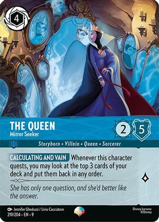 (219/204) The Queen - Mirror Seeker (Epic) - Fabled Holofoil