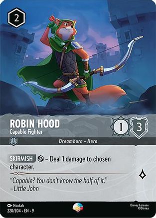 (220/204) Robin Hood - Capable Fighter (Epic) - Fabled Holofoil