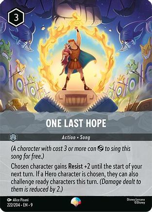 (222) One Last Hope (Epic) - Fabled Holofoil
