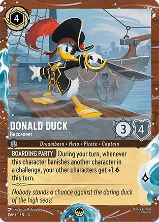 (015/P3) Donald Duck - Buccaneer (Disney Cruise Promo) - Disney Lorcana Promo Cards Holofoil