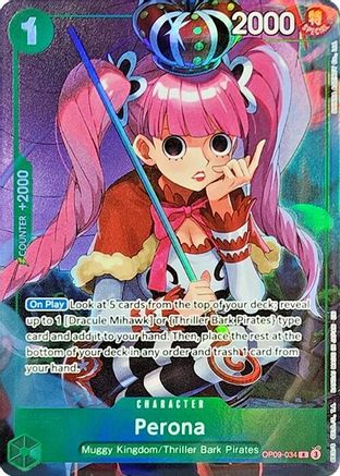 (OP09-034) Perona (Illustration Box Vol.4) - One Piece Promotion Cards Foil