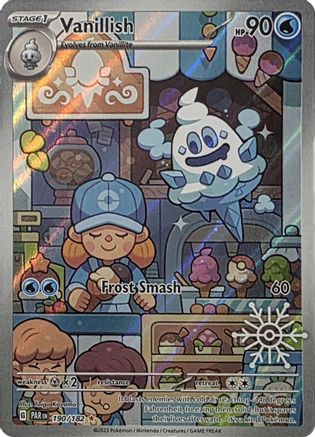 Vanillish (Holiday Calendar) (190/182) - Miscellaneous Cards & Products Holofoil - Illustration Rare
