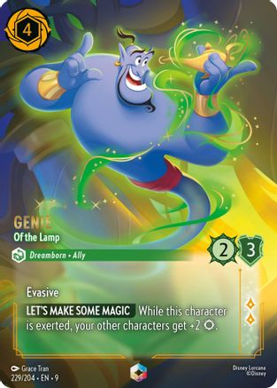 (229/204) Genie - Of the Lamp (Enchanted) - Fabled Holofoil