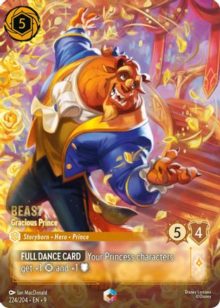(224/204) Beast - Gracious Prince (Enchanted) - Fabled Holofoil