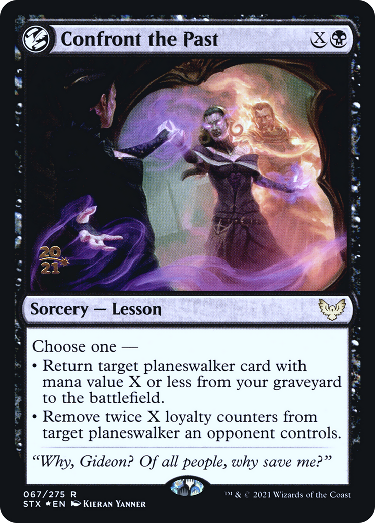 Confront the Past (PRE-67S) - Strixhaven: School of Mages Promos: (lesson) (Prerelease) Foil