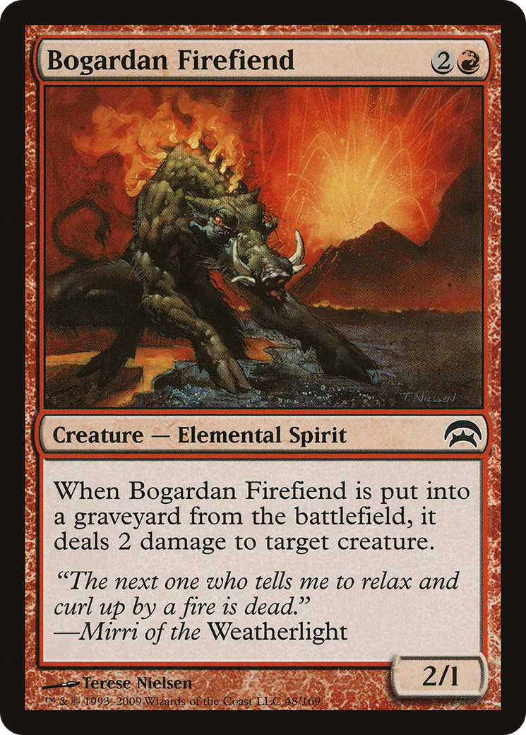 Bogardan Firefiend (HOP-048) - Planechase