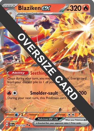 Blaziken ex (24/null) - Jumbo Cards Holofoil - Double Rare