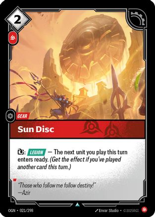 (021/298) Sun Disc - Origins