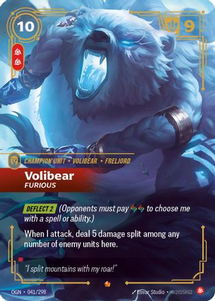(041/298) Volibear - Furious - Origins Foil