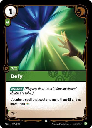(045/298) Defy - Origins Foil