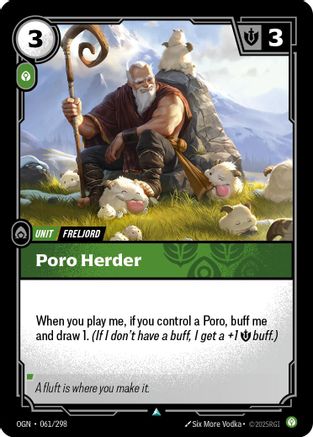 (061/298) Poro Herder - Origins Foil