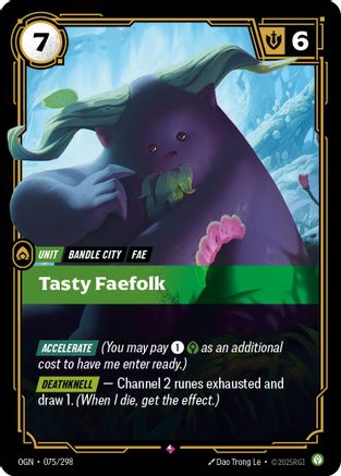 (075/298) Tasty Faefolk - Origins Foil