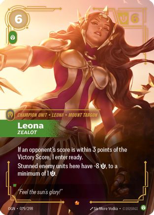(079/298) Leona - Zealot - Origins Foil