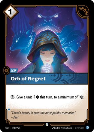 (090/298) Orb of Regret - Origins Foil