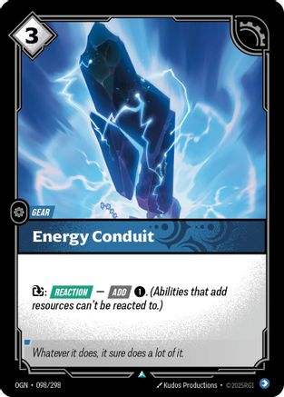 (098/298) Energy Conduit - Origins