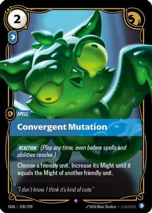 (108/298) Convergent Mutation - Origins Foil